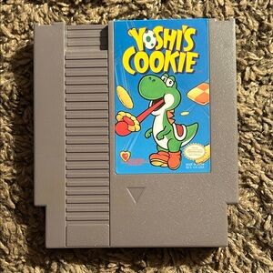 Nintendo Yoshi's Cookie NES Cartridge - Gray